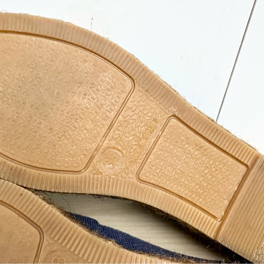 Viscata Barceloneta Canvas Espadrille Flats In Blue Size 7